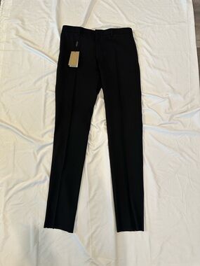 Burberry Black Classic Tailored Pants